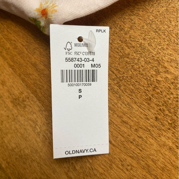 Old Navy Pink Orange Blossom Print Tank Top - Picture 5 of 5